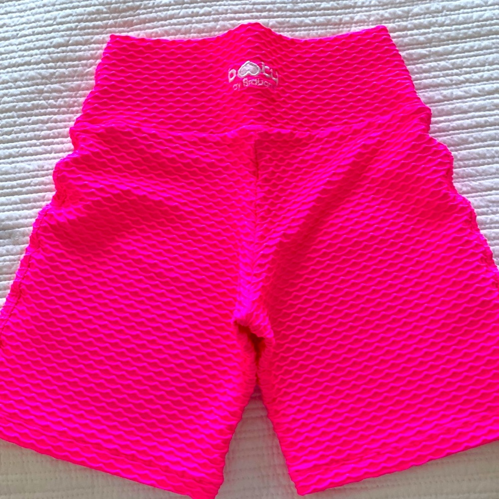 Booty by Brabants Croco Bike Shorts Euphoria Pink New